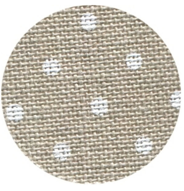Raw Natural with White Petit Points - 32 Count Belfast Linen #36095379