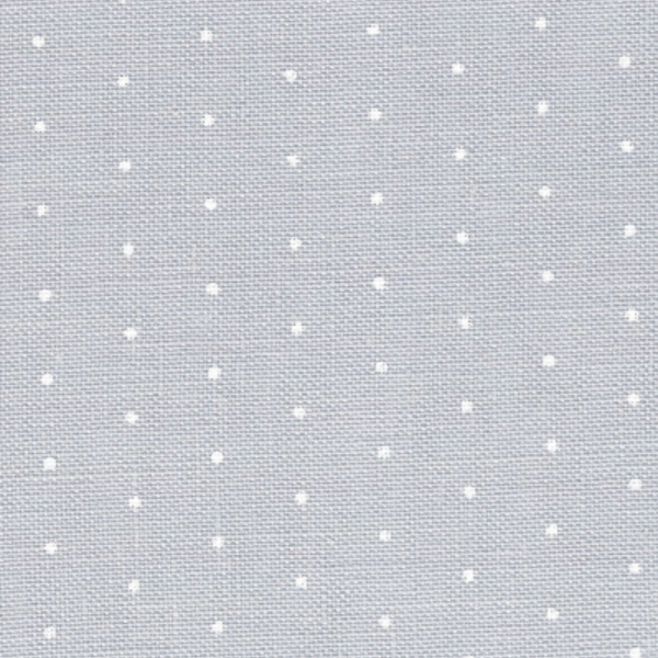 Grey With White Mini Petit Points - 32 Count Belfast Linen #36097479