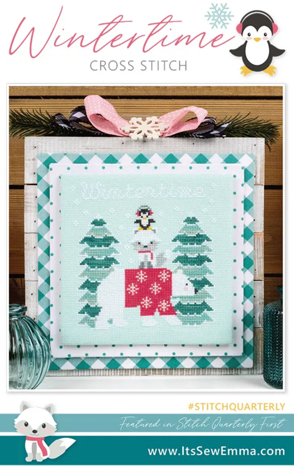 Wintertime Cross Stitch by It's Sew Emma - Paper Pattern