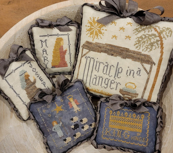 Miracle in a Manger For the Bowl Series #8 Cross Stitch by Thread Milk Designs - Paper Pattern