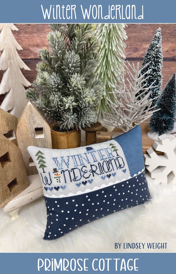 Winter Wonderland Cross Stitch by Lindsey Weight of Primrose Cottage - PDF Pattern