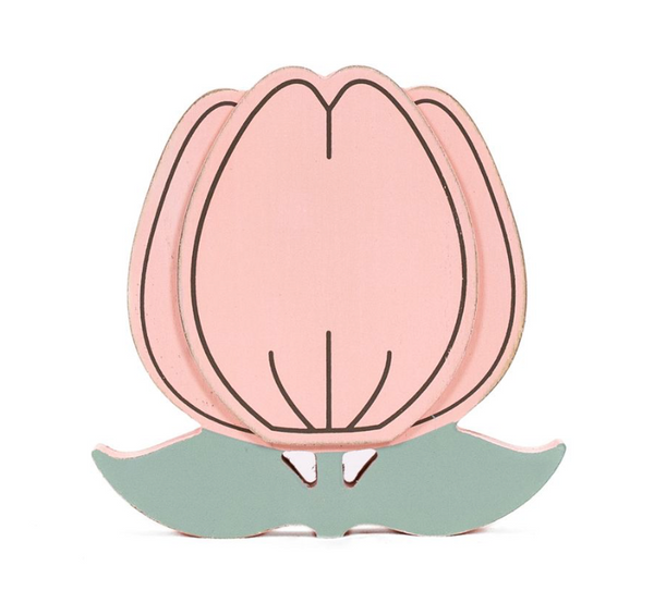 Tulip | Bunnies & Blooms Collection | chunky wood shape | 35017