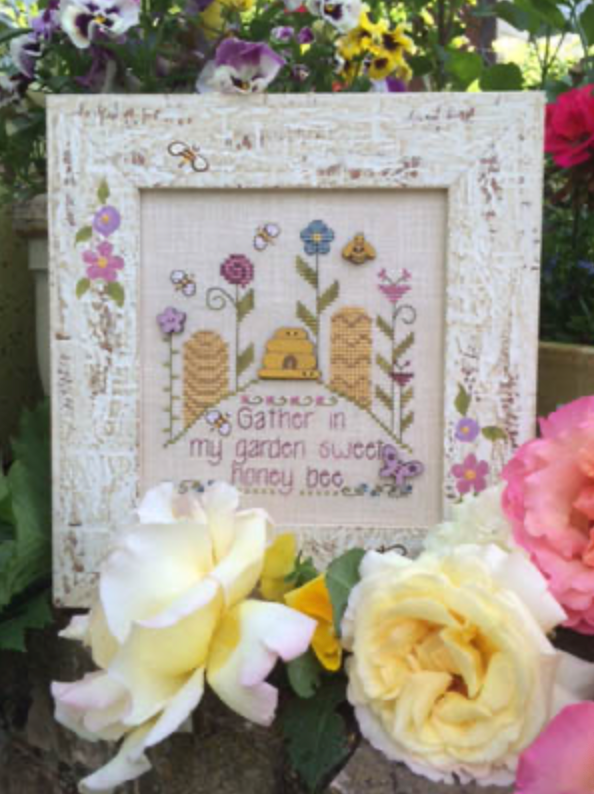 Sweet Honey Bee cross stitch by Shepherd's Bush - PAPER Pattern