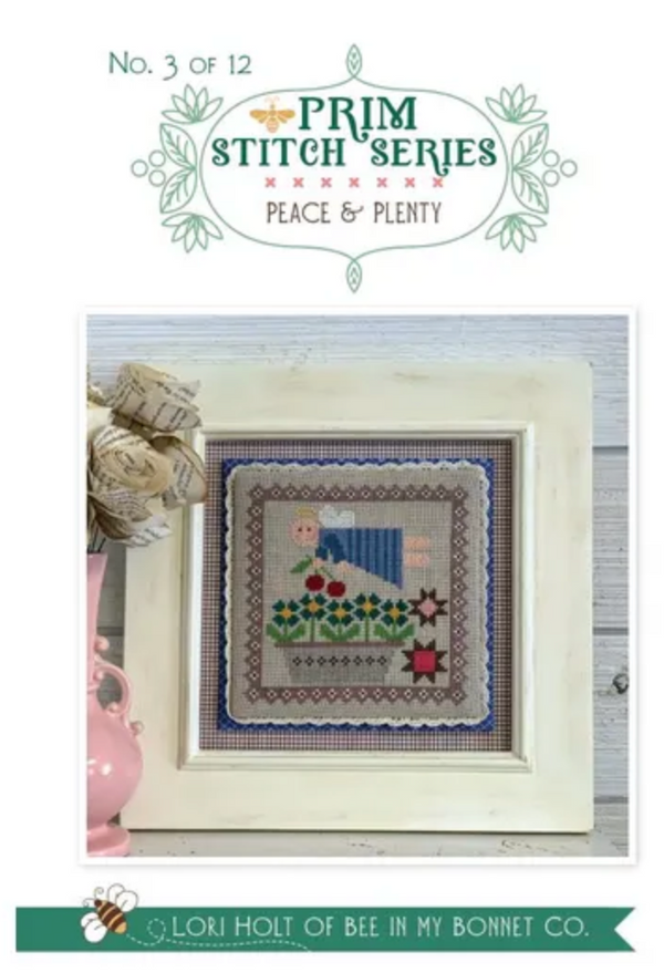 Prim Stitch Series Peace & Plenty No. 3 of 12 by Lori Holt of Bee in my Bonnet - PAPER Pattern
