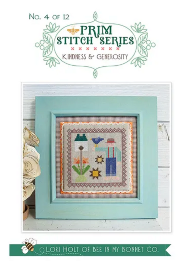 Prim Stitch Series Kindness & Generosity No. 4 of 12 by Lori Holt of Bee in my Bonnet - PAPER Pattern