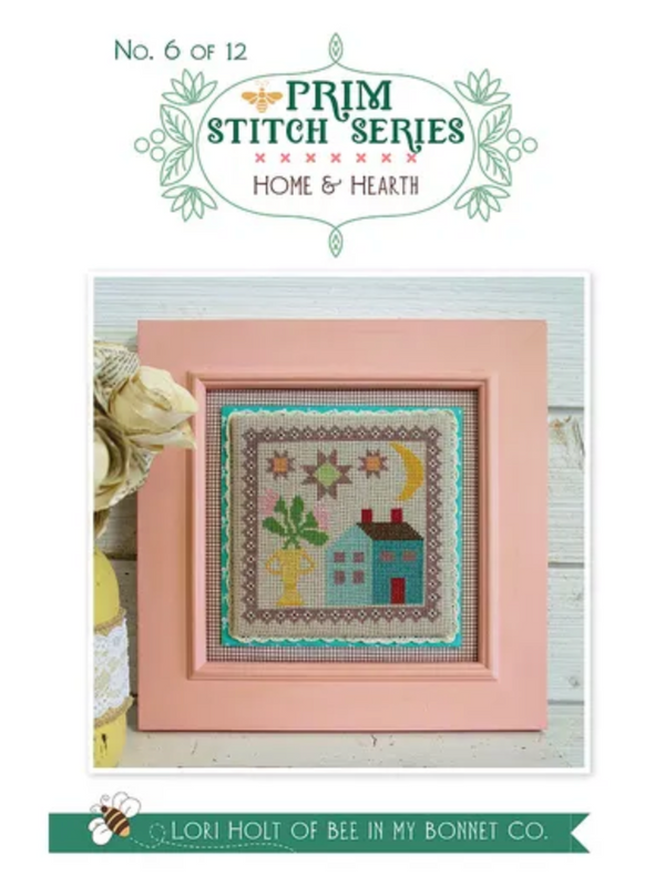 Prim Stitch Series Home & Hearth No. 6 of 12 by Lori Holt of Bee in my Bonnet - PAPER Pattern