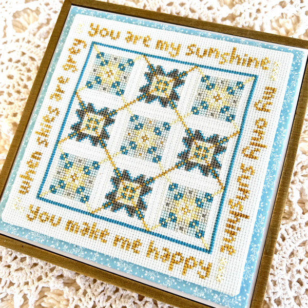 You Are My Sunshine Cross Stitch by Sweet Wing Studio - Paper Pattern