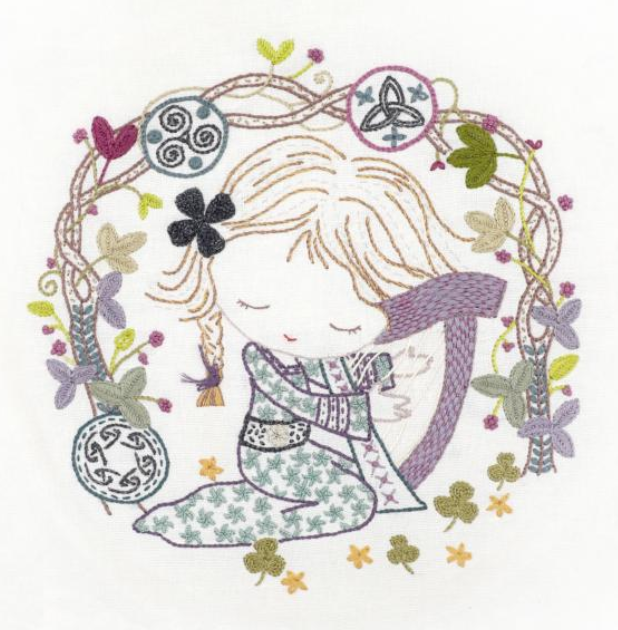 Salomé discovers Ireland - Embroidery kit - Un chat dans l'aiguille