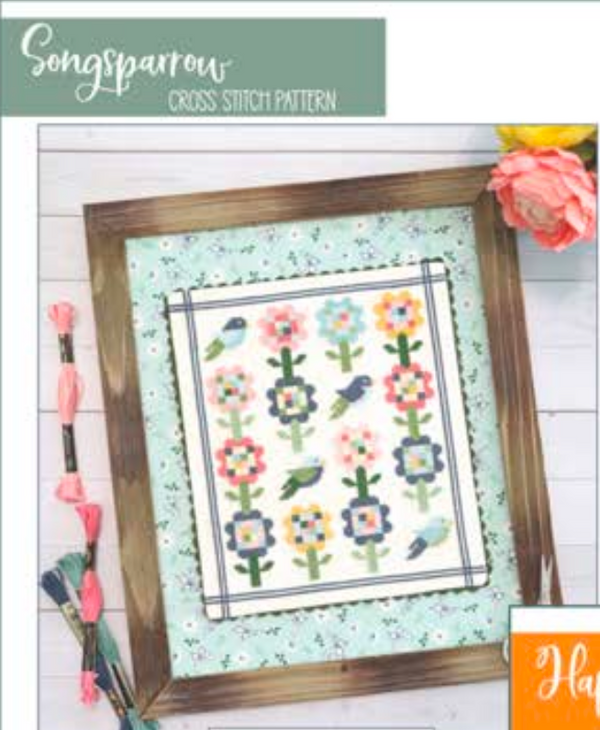 Songsparrow Cross Stitch by Flamingo Toes - Paper Pattern