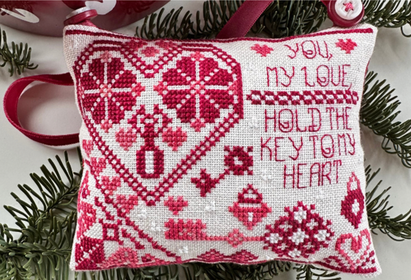 You, My Love Cross Stitch by Luhu Stitches - Paper Pattern