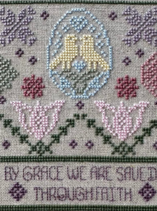 By Grace Cross Stitch by Luhu Stitches - Paper Pattern