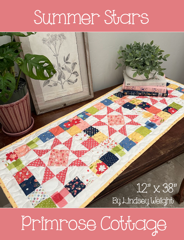 Summer Stars - by Lindsey Weight of Primrose Cottage Quilts - Quilt PDF Pattern