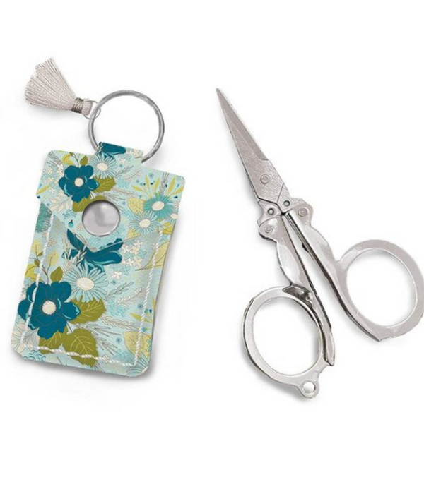Leather Scissor Pouch: Feed My Soul