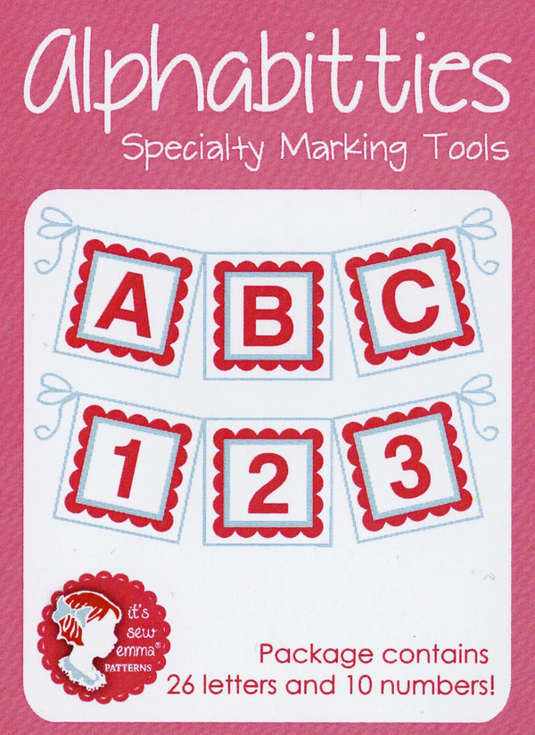 Pink Alphabitties by It's Sew Emma