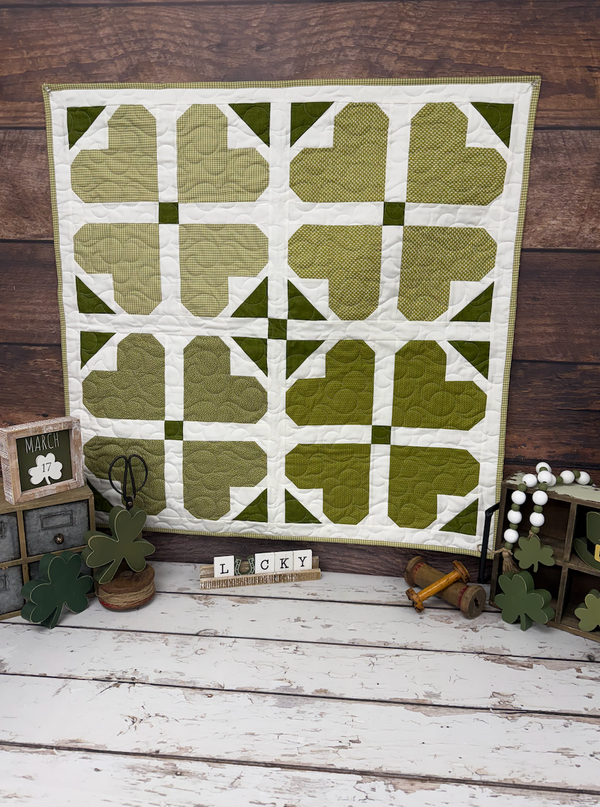 Farmhouse Flowers Quilt Kit using Hand Picked Fabrics by Primrose Cottage