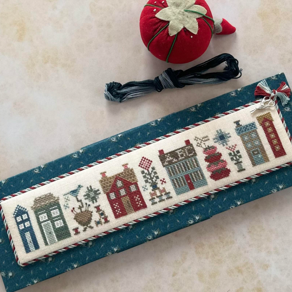 Needleworker's Tiny Town Cross Stitch by Heart In Hand - Paper Pattern