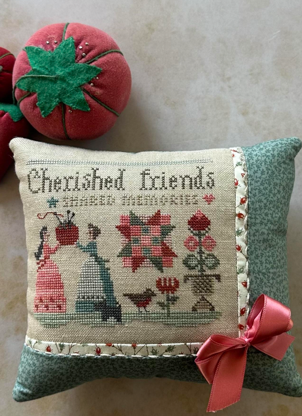 Cherished Friends Cross Stitch by Heart In Hand - Paper Pattern