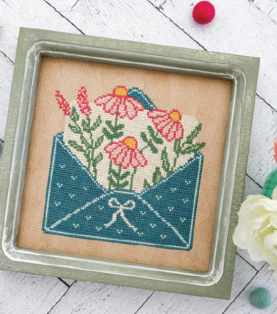 Garden Greetings Cross Stitch by Flamingo Toes - Paper Pattern