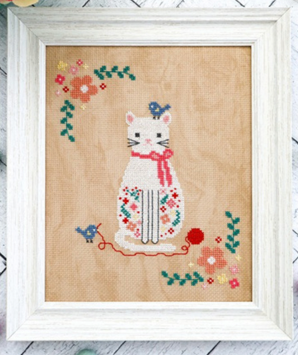 Stitching Friends Cross Stitch by Flamingo Toes - Paper Pattern