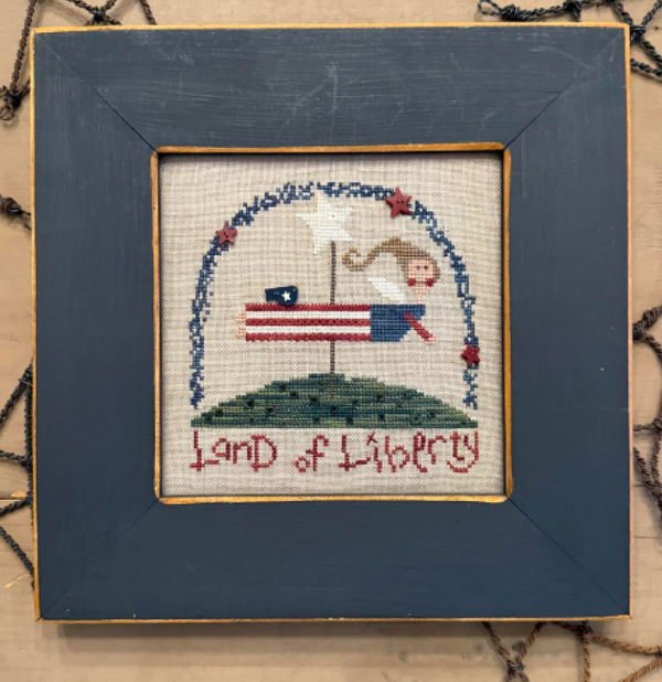 Americana Angel Cross Stitch by Bent Creek - Paper Pattern