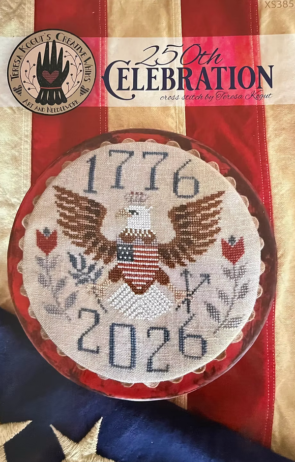 250th Celebration Cross Stitch by Teresa Kogut - Paper Pattern
