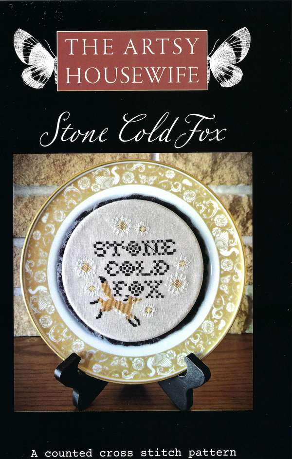 Stone Cold Fox Cross Stitch by The Artsy Housewife - Paper Pattern
