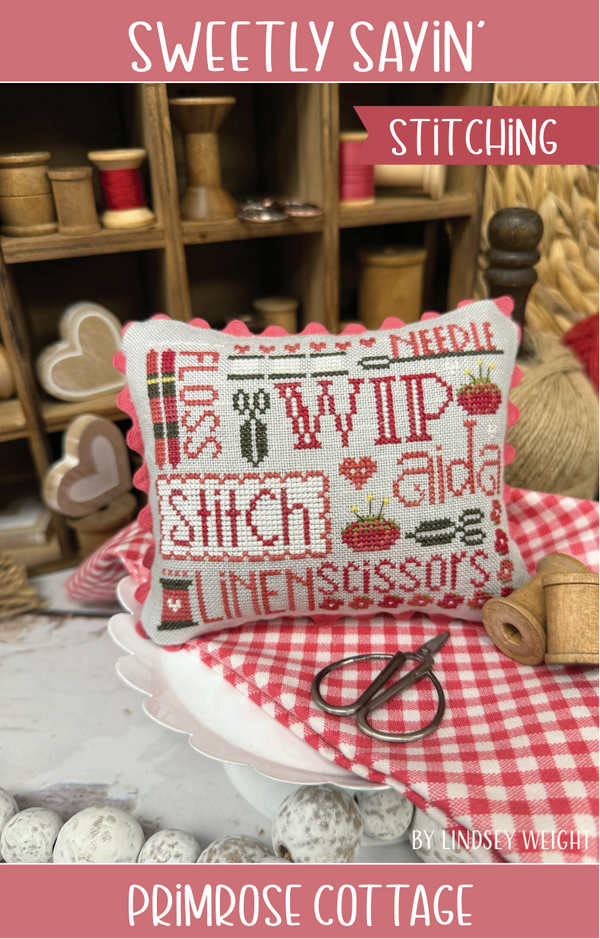 Sweetly Sayin': Stitching - Free Stitch Friday Kit for April 2026
