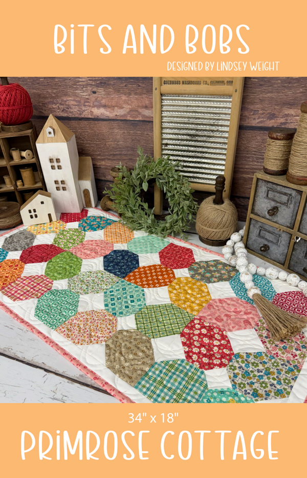 Bits and Bobs by Lindsey Weight of Primrose Cottage Quilts - Quilt PDF Pattern