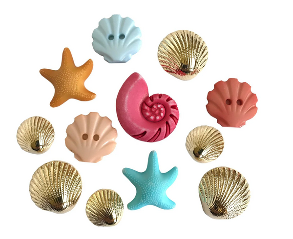 Beach Treasures - Beach & Ocean by Buttons Galore and More