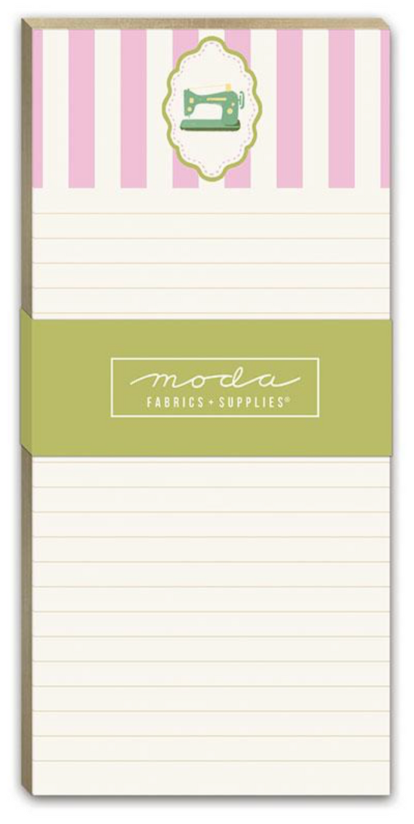 Moda Magnetic Notepad - Sewing Machine