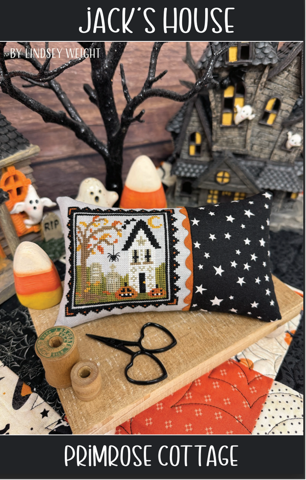 Jack's House Cross Stitch by Lindsey Weight of Primrose Cottage - PDF Pattern