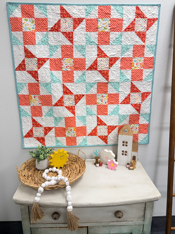 Hop Into Spring Quilt Kit using Assorted Fabrics by Primrose Cottage