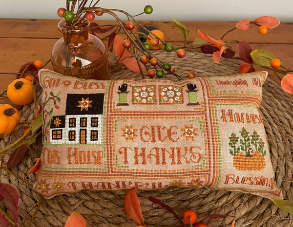 God Bless This House Cross Stitch by Mani Di Donna - Paper Pattern