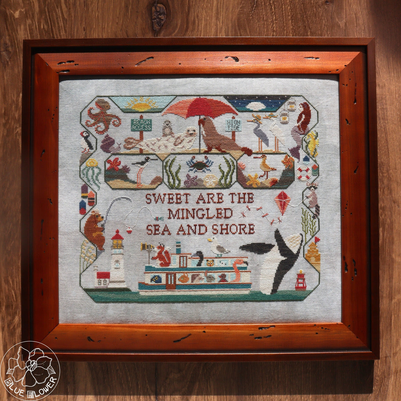 Sea & Shore Cross Stitch Pattern by The Blue Flower