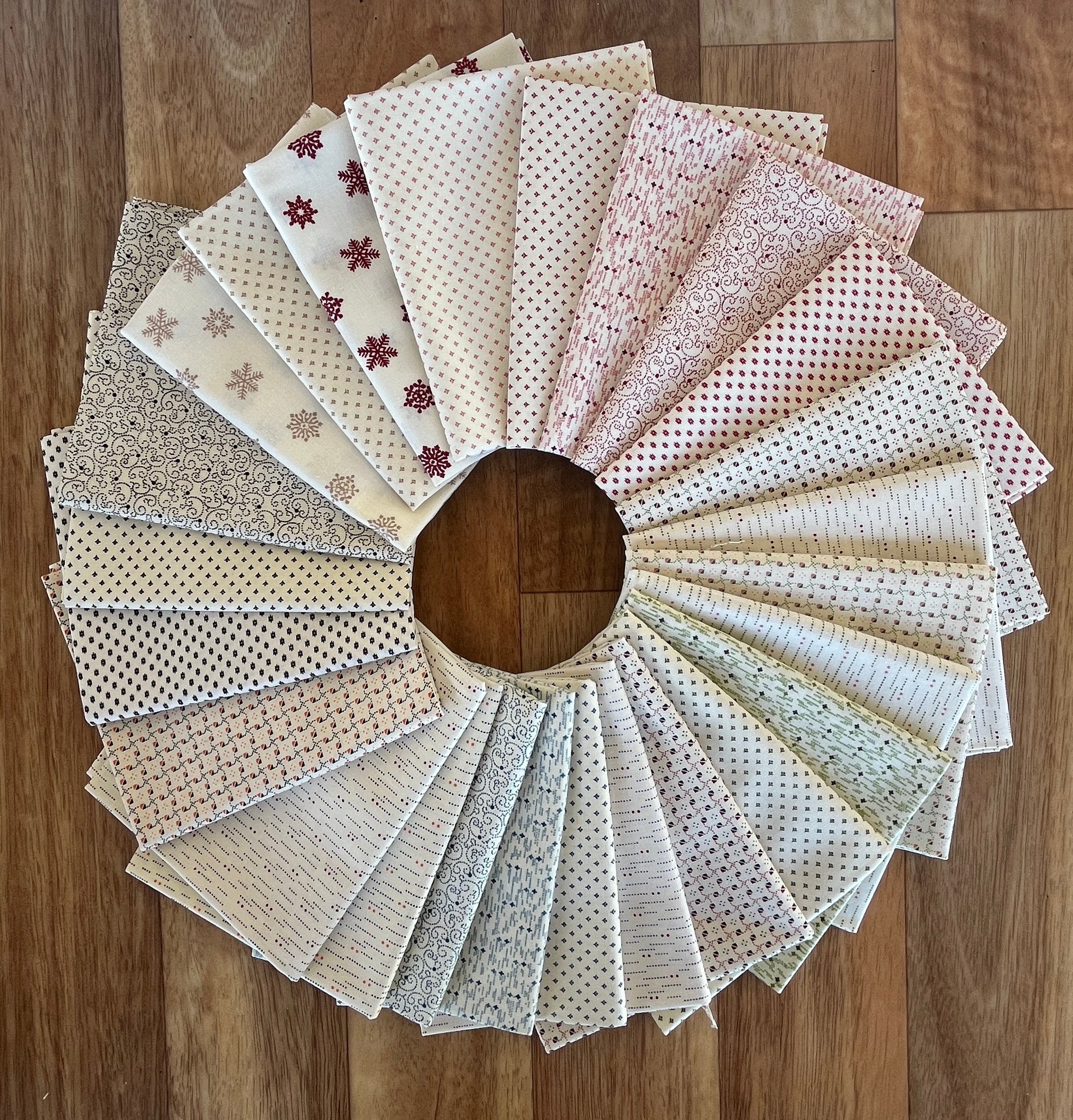 Seasonal Shirtings Fat Quarter Bundle by Stacy West for Henry Glass Fabrics