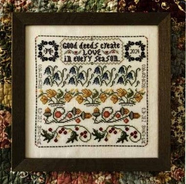 Seasons of Good Deeds Cross Stitch Pattern by Rosewood Manor