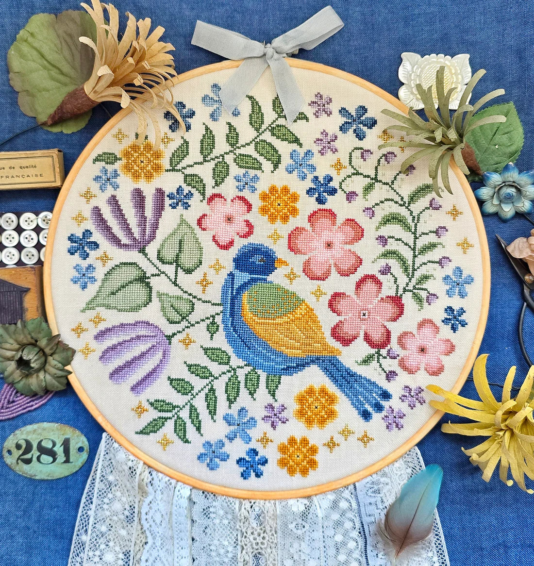 Secret Garden Cross Stitch Pattern Hello from Liz Mathews