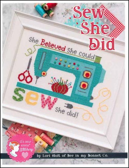 Sew She Did Cross Stitch Pattern by It's Sew Emma