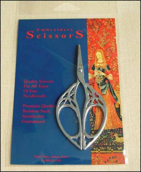 Silver Butterfly Embroidery Scissors by Yarn Tree