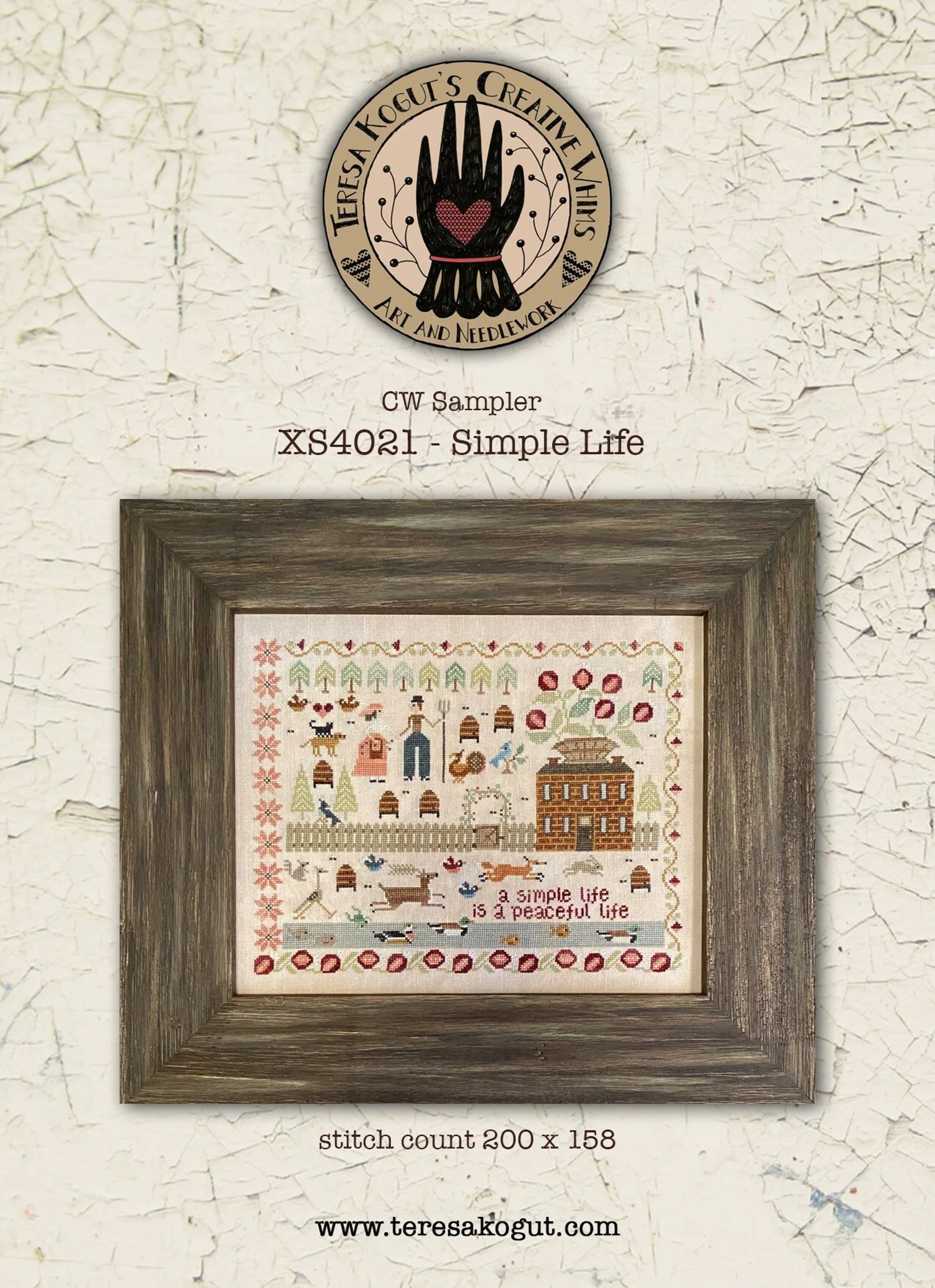 Simple Life Cross stitch pattern by Teresa Kogut
