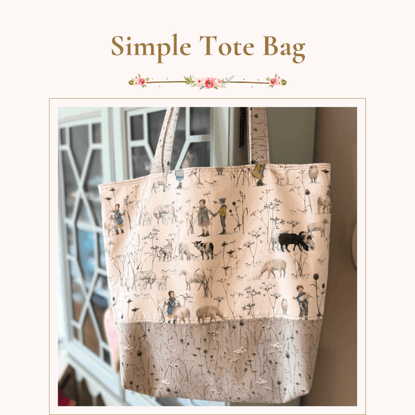 Online Class: Simple Tote Bag