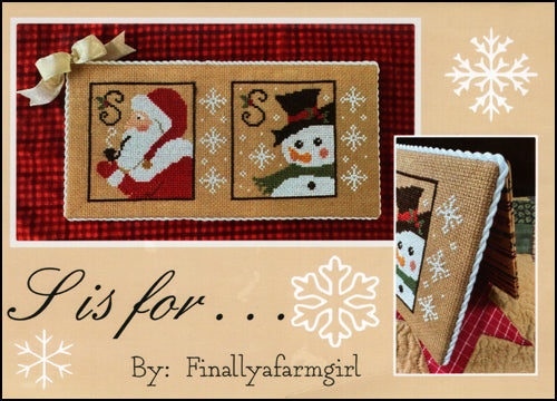 S is For... Cross Stitch Pattern by Finally A Farmgirl