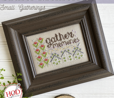 Gather Memories: Small Gatherings Cross Stitch Pattern by Hands On Design