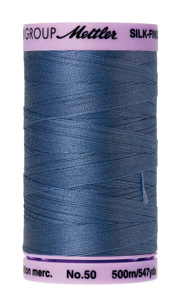 Mettler Cotton Silk Finish 50wt Smoky Blue