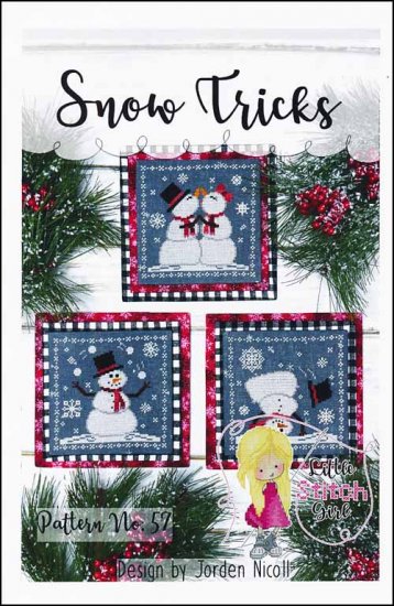 Snow Tricks Cross Stitch Pattern by Little Stitch Girl