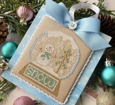 Pastel Ornament Part 4: Snow Globe Cross Stitch Pattern by Country Cottage Needleworks