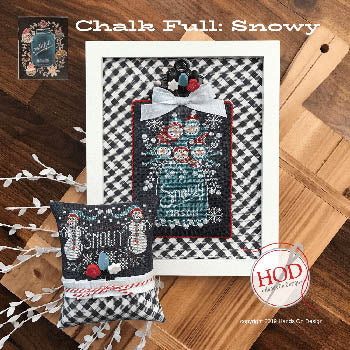 Snowy: Chalk Full Series Cross Stitch Pattern by Hands On Design