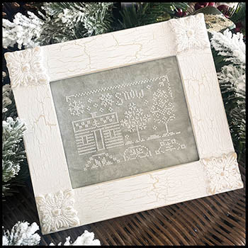 Snowy Quaker Cross Stitch Pattern by Little House Needleworks