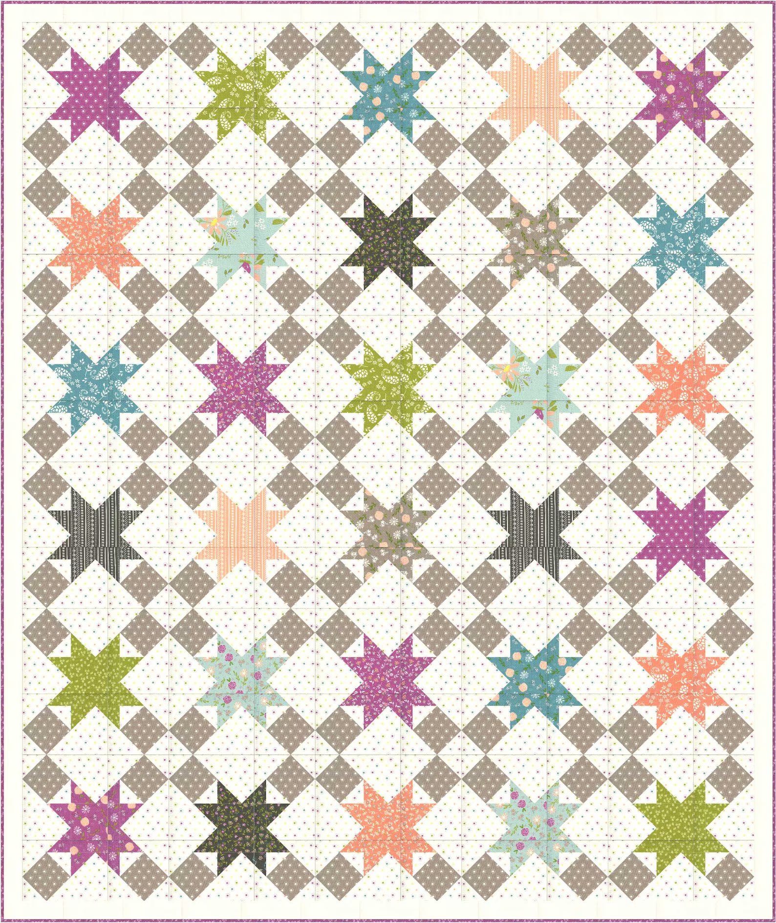 Sparkling Quilt Pattern by Chelsi Stratton