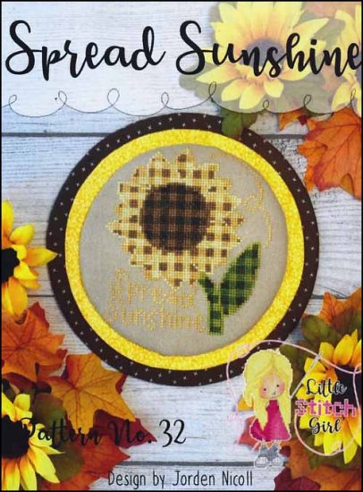 Spread Sunshine Cross Stitch Pattern by Little Stitch Girl